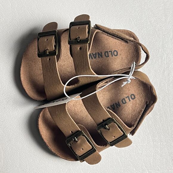 Old Navy Faux Leather Baby Shoes Sz 0-3M - Picture 1 of 7